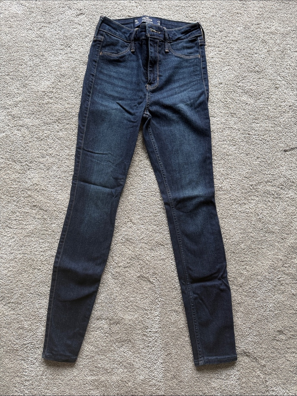 Hollister Dark Blue Women's Skinny Jeans